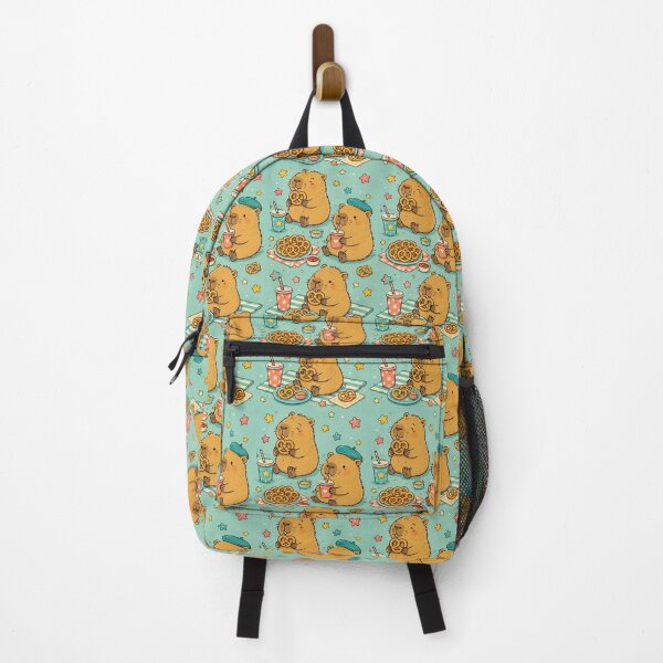 Item preview, Capybara Pretzel Snack Pattern designed and sold by Soft Berry Studio.