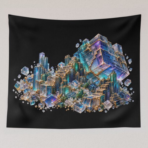 Item preview, Salt Crystal Deco designed and sold by AbstractAnom.