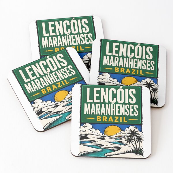 Item preview, Lencois Maranhenses Brazil Vintage Travel Tourism designed and sold by TravelersGems.