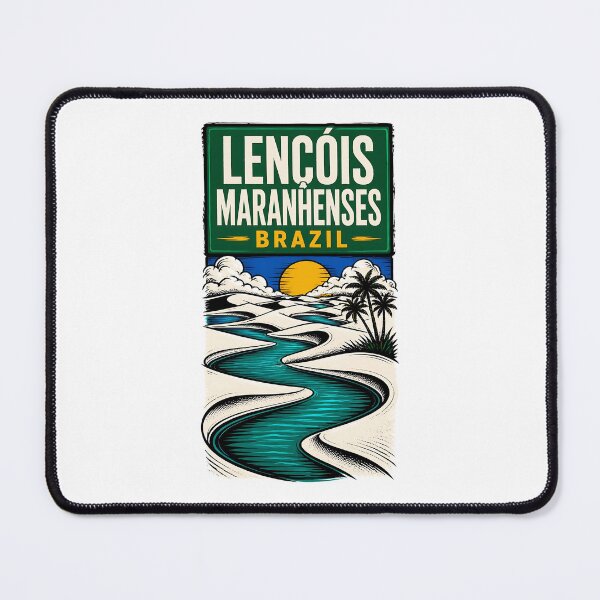 Item preview, Lencois Maranhenses Brazil Vintage Travel Tourism designed and sold by TravelersGems.