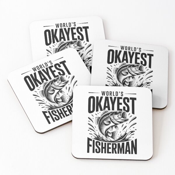Item preview, World’s Okayest Fisherman  designed and sold by jkrphoto.