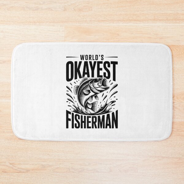 Item preview, World’s Okayest Fisherman  designed and sold by jkrphoto.