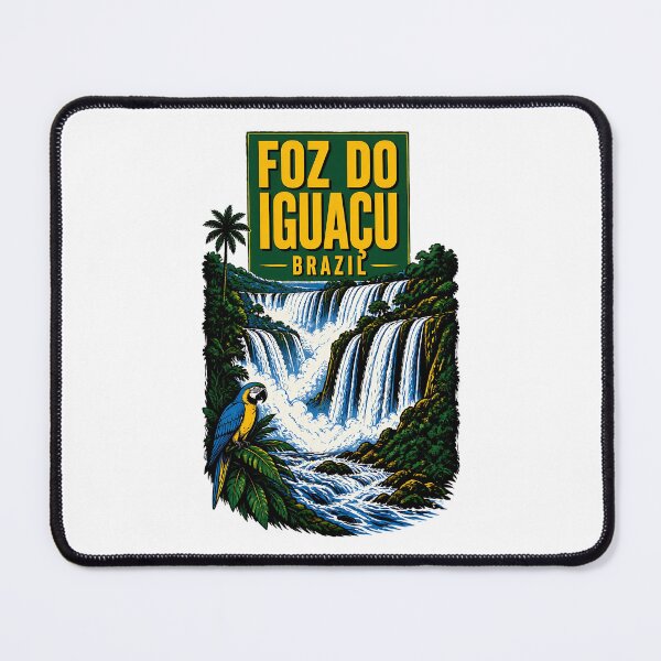 Item preview, Foz Do Iguacu Brazil Vintage Travel Tourism designed and sold by TravelersGems.