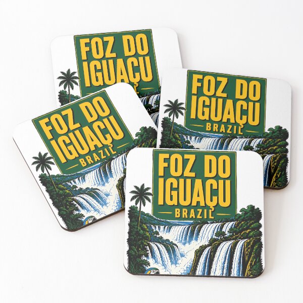 Item preview, Foz Do Iguacu Brazil Vintage Travel Tourism designed and sold by TravelersGems.