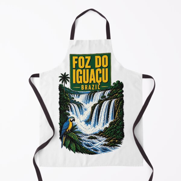 Item preview, Foz Do Iguacu Brazil Vintage Travel Tourism designed and sold by TravelersGems.