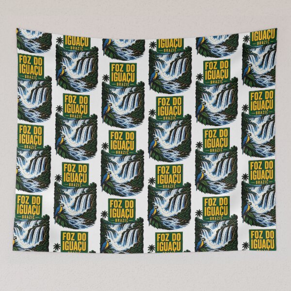 Item preview, Foz Do Iguacu Brazil Vintage Travel Tourism designed and sold by TravelersGems.