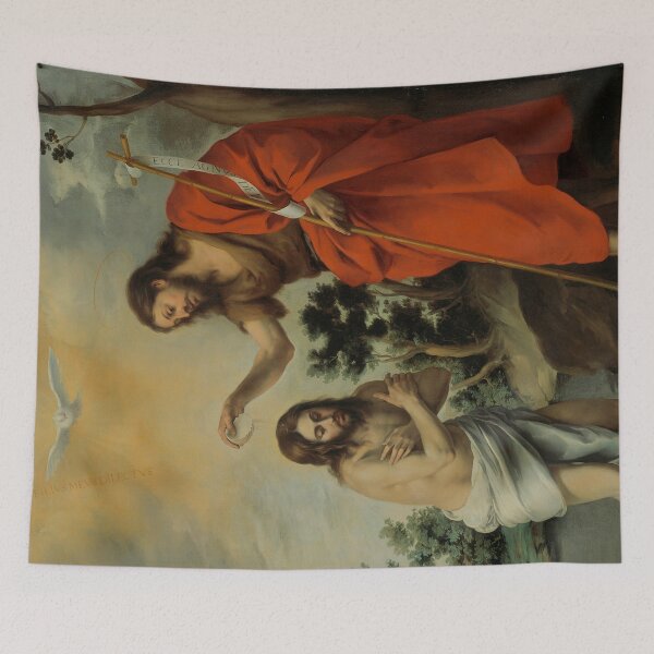 Item preview, The Baptism of Christ | Bartolomé Esteban Murillo designed and sold by Oliveirallan.