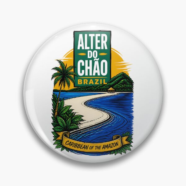 Item preview, Alter Do Chao Brazil Vintage Travel Tourism designed and sold by TravelersGems.