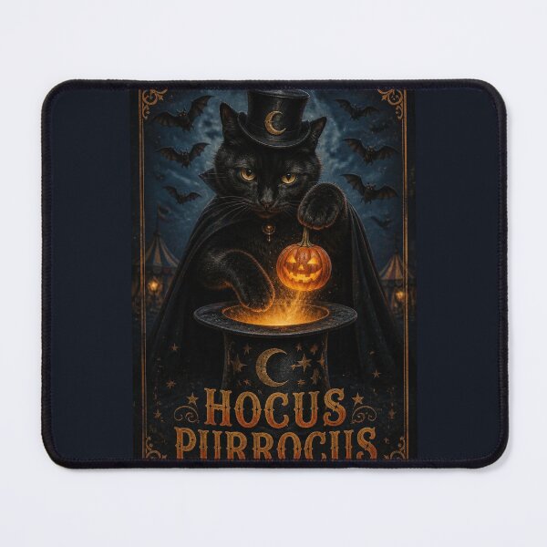 Item preview, Hocus Purrocus Black Cat Magician Halloween designed and sold by Infinityspark.
