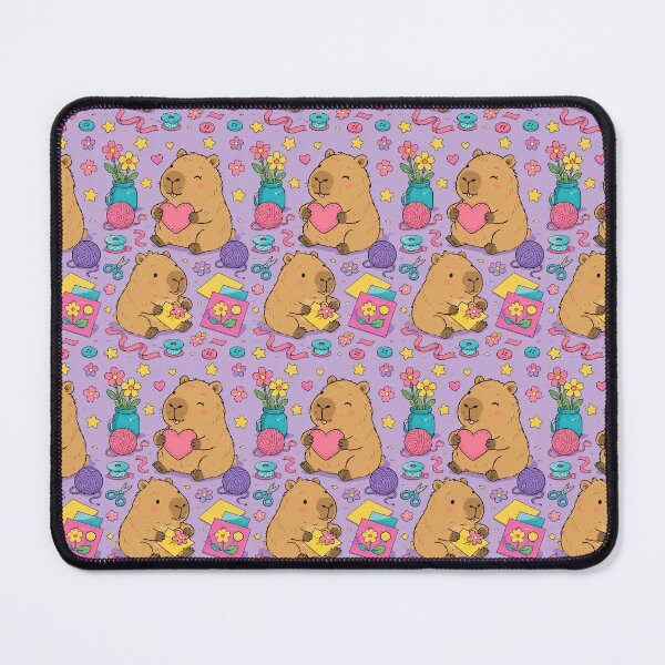 Item preview, Capybara Cozy Craft Pattern designed and sold by Soft Berry Studio.