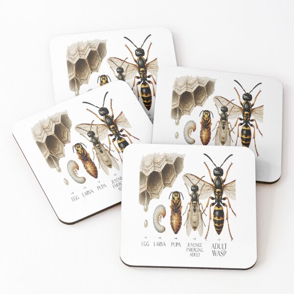 Item preview, vintage, hunter wasps, funny wasp designed and sold by amazouz1.