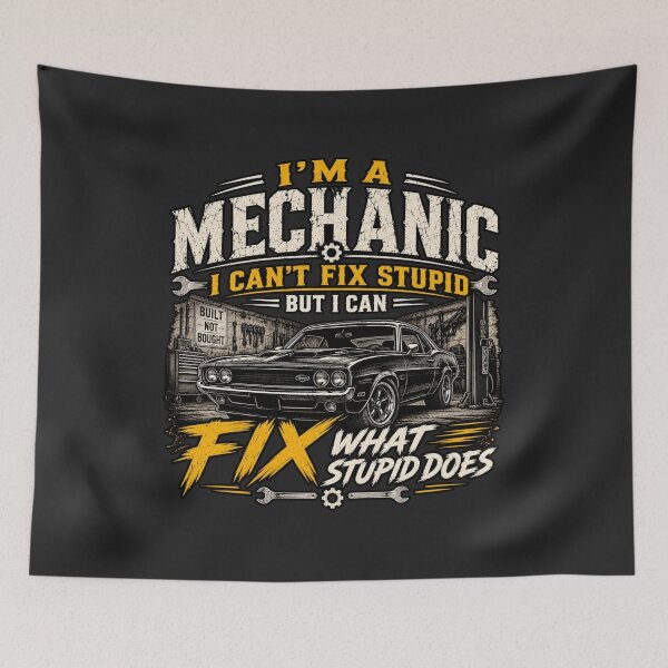 Item preview, I’m A Mechanic I Can’t Fix Stupid But I Can Fix What Stupid Does T-Shirt designed and sold by Drip5.