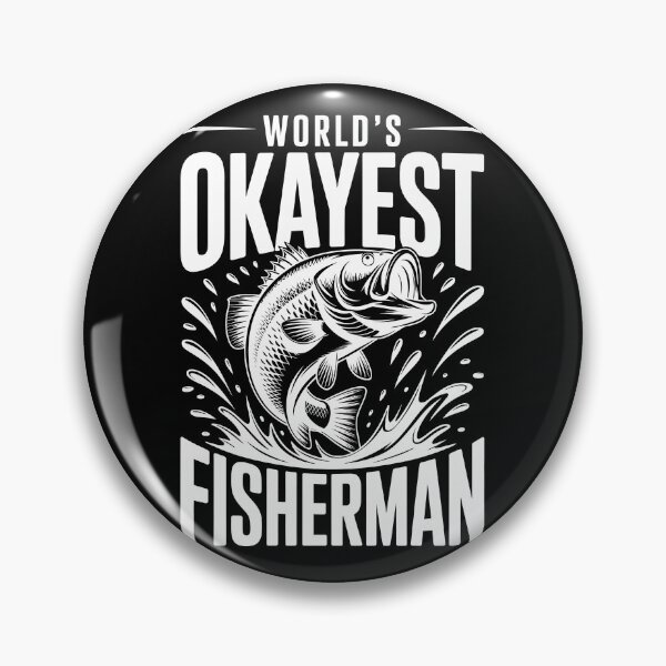 Item preview, World’s Okayest Fisherman  designed and sold by jkrphoto.
