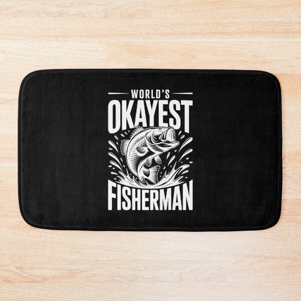 Item preview, World’s Okayest Fisherman  designed and sold by jkrphoto.