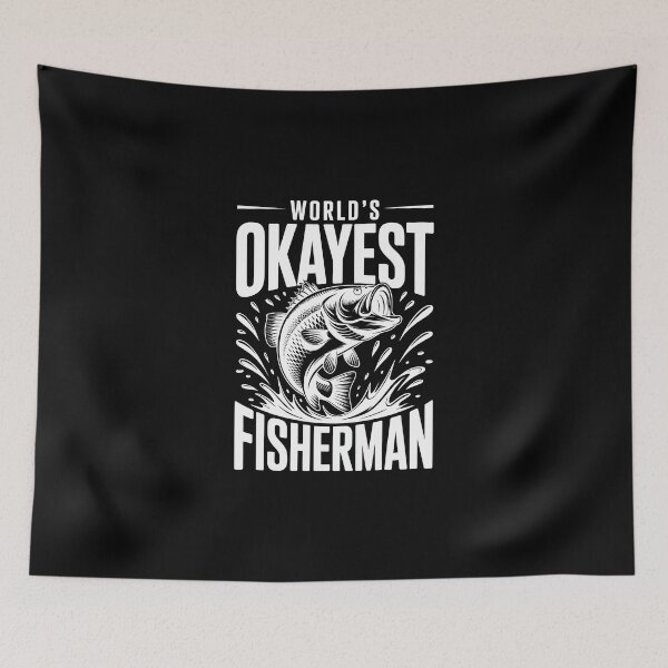 Item preview, World’s Okayest Fisherman  designed and sold by jkrphoto.