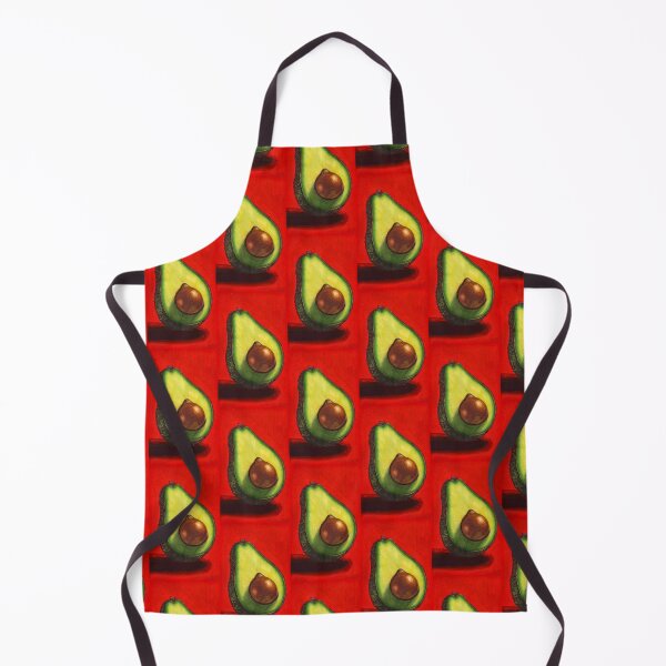 Item preview, Avocado Half Still Life: Watercolour and Gouache Study designed and sold by ArithraStudio.