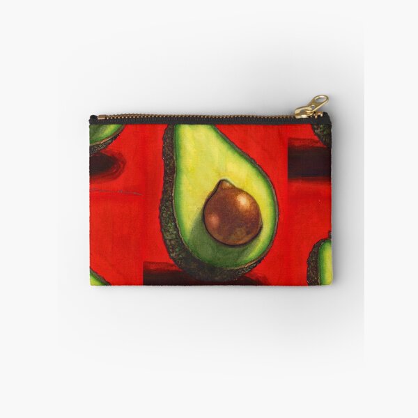 Item preview, Avocado Half Still Life: Watercolour and Gouache Study designed and sold by ArithraStudio.