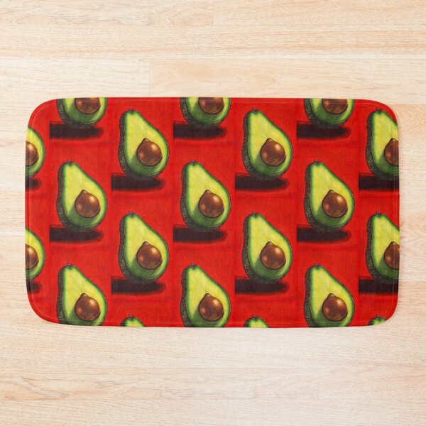 Item preview, Avocado Half Still Life: Watercolour and Gouache Study designed and sold by ArithraStudio.
