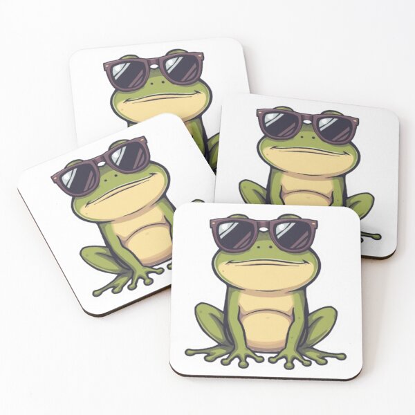 Item preview, Cool Frog Wearing Sunglasses – Funny Chill Frog designed and sold by PrintWavePro.