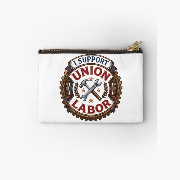 Item preview, Vintage Union Labor Shirt - Bronze Shield Support Tee designed and sold by relso.