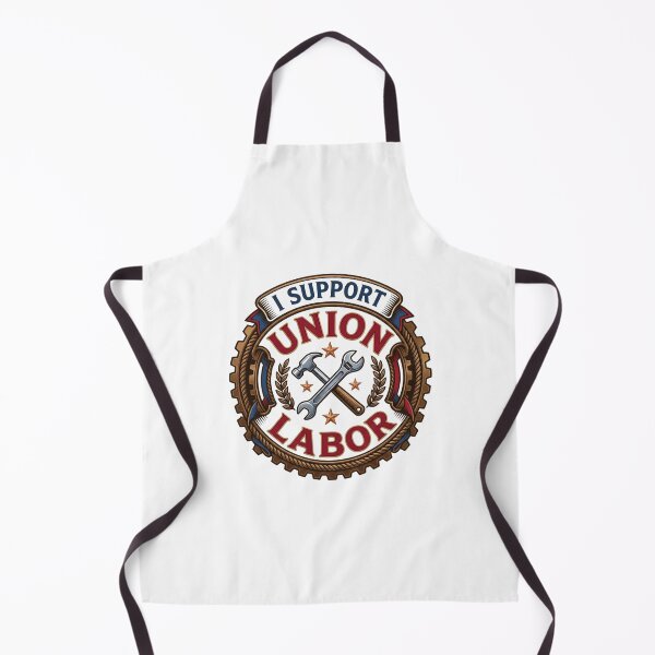 Item preview, Vintage Union Labor Shirt - Bronze Shield Support Tee designed and sold by relso.