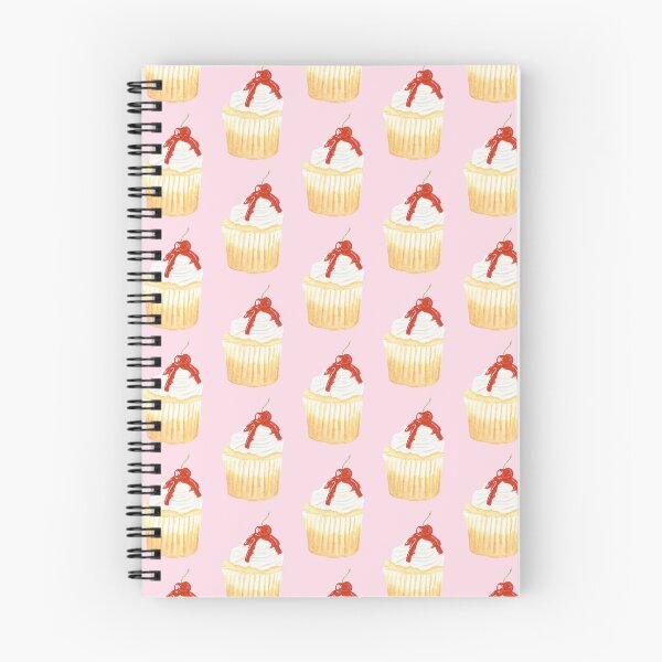 Artikelvorschau, Kirsch-Cupcake – Niedliche Dessertkunst in Aquarell entworfen und verkauft von Lyannaadesign.