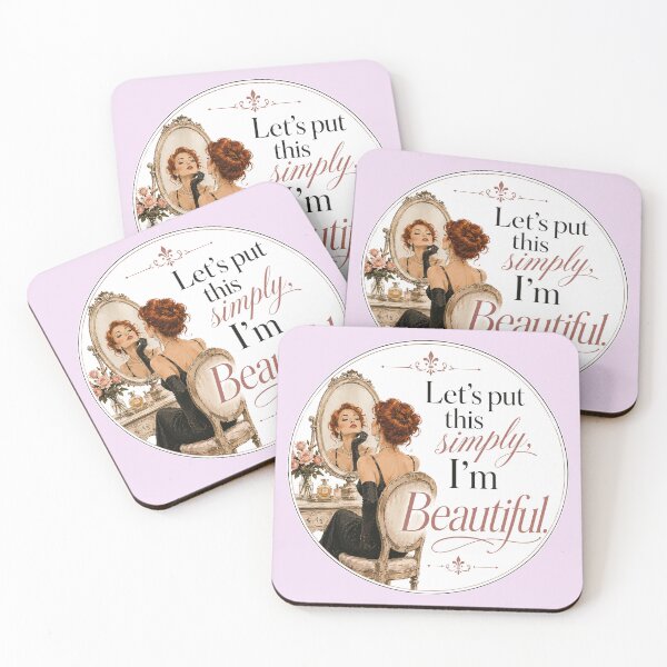 Item preview, Let’s Put This Simply, I’m Beautiful | Confident Woman Vintage Glamour designed and sold by TheStephanieRome.