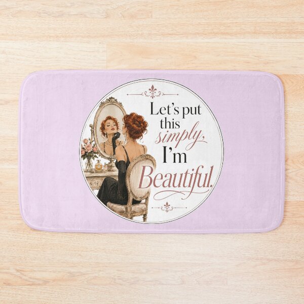 Item preview, Let’s Put This Simply, I’m Beautiful | Confident Woman Vintage Glamour designed and sold by TheStephanieRome.