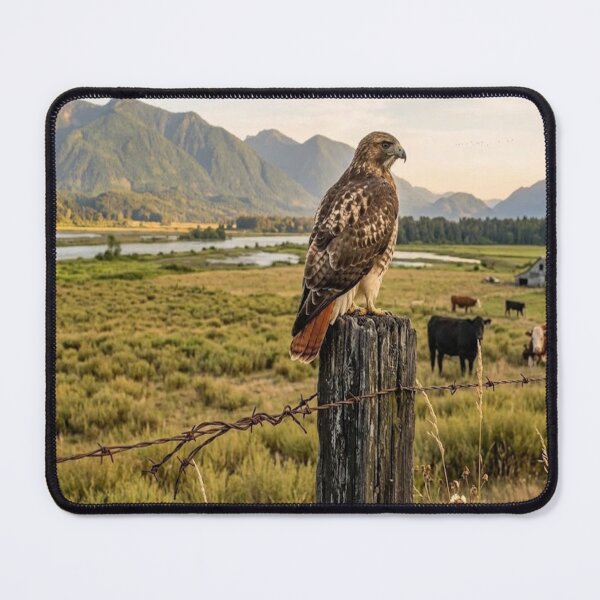 Item preview, red tailed hawk designed and sold by GAWPAWshop.