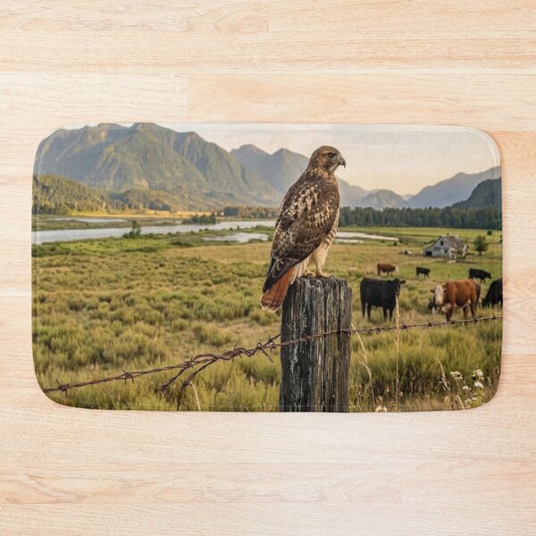 Item preview, red tailed hawk designed and sold by GAWPAWshop.