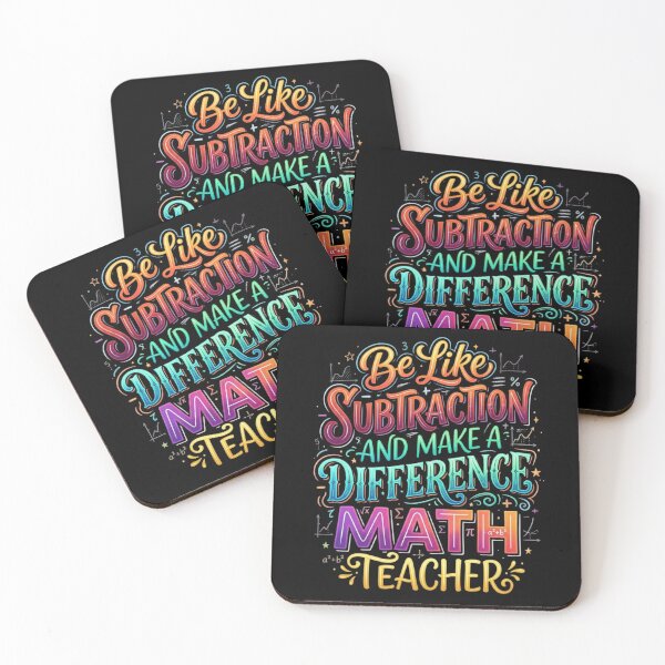 Item preview, Be Like Subtraction and Make A Difference Math Teacher  designed and sold by Zbixu.