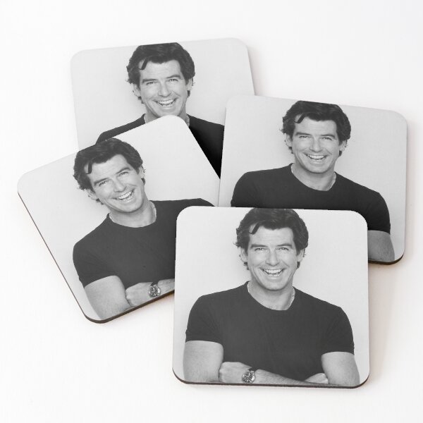Item preview, Pierce Brosnan BW designed and sold by pixelartshop4r.