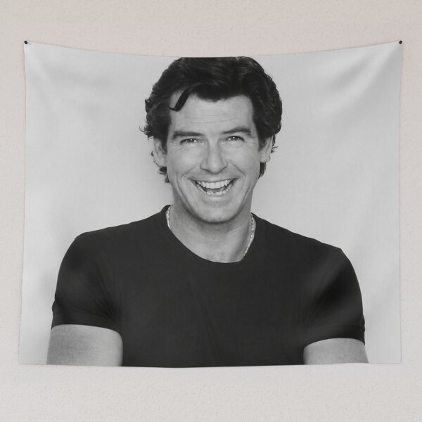 Item preview, Pierce Brosnan BW designed and sold by pixelartshop4r.