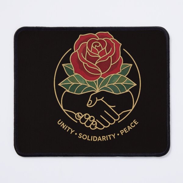 Item preview, Socialist Rose Solidarity Labor Union Activist designed and sold by w66aboo.
