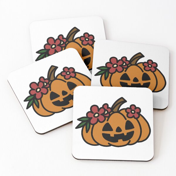 Item preview, Halloween pumpkin with flower crown  designed and sold by Tanapan2529.