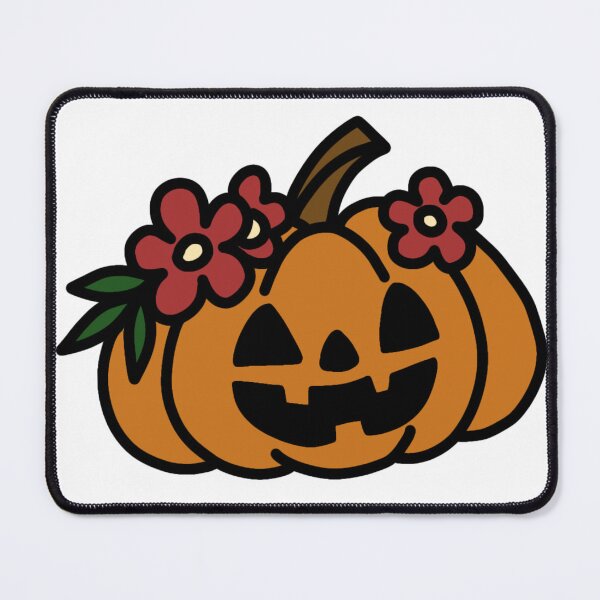 Item preview, Halloween pumpkin with flower crown designed and sold by Tanapan2529.