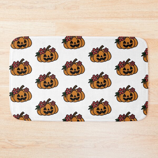 Item preview, Halloween pumpkin with flower crown  designed and sold by Tanapan2529.