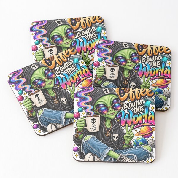 Item preview, Coffee - Outta this World designed and sold by FloramoonArt.