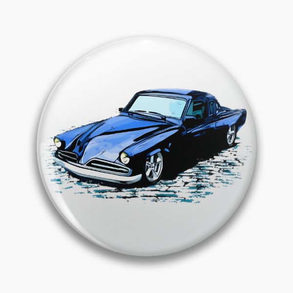 Item preview, Classic Blue Commander Car Art | ⭐⭐⭐⭐⭐ designed and sold by David5632.
