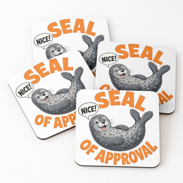 Item preview, Funny Seal of Approval Cartoon Design designed and sold by TshirtsOnline-.