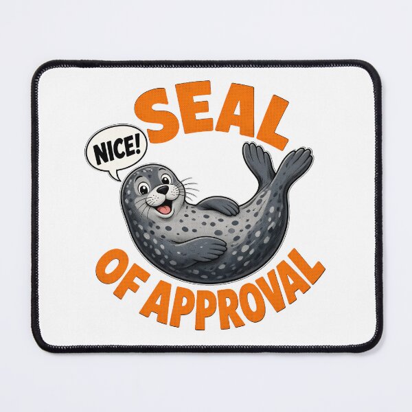 Item preview, Funny Seal of Approval Cartoon Design designed and sold by TshirtsOnline-.
