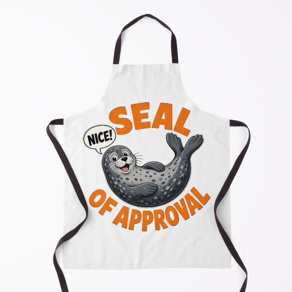 Item preview, Funny Seal of Approval Cartoon Design designed and sold by TshirtsOnline-.