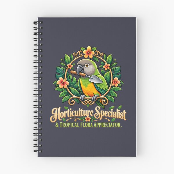Item preview, Horticulture Specialist Senegal Parrot Tropical Gardener designed and sold by PunchDrop.