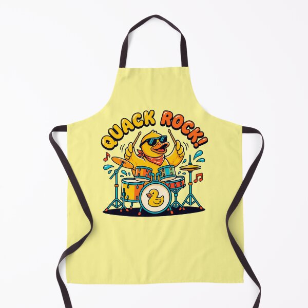 Item preview, Quack Rock Duck Drummer designed and sold by ThreadRiotTees.