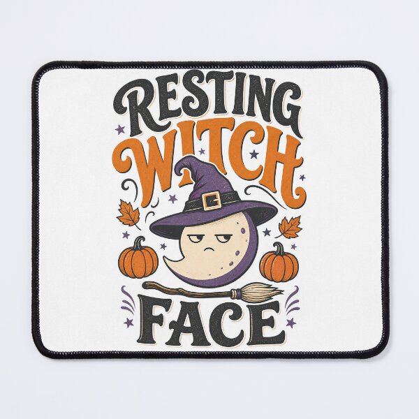 Item preview, Resting Witch Face Funny Halloween Witch designed and sold by Zenith Design.