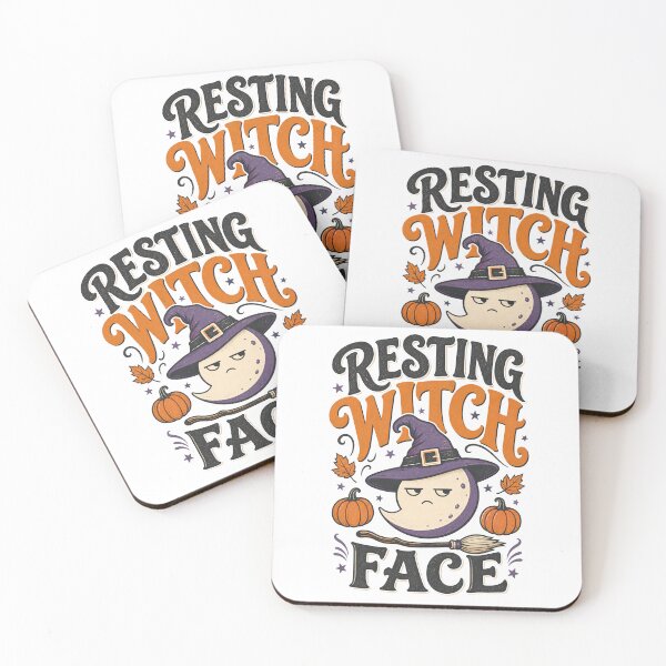 Item preview, Resting Witch Face Funny Halloween Witch designed and sold by Zenith Design.
