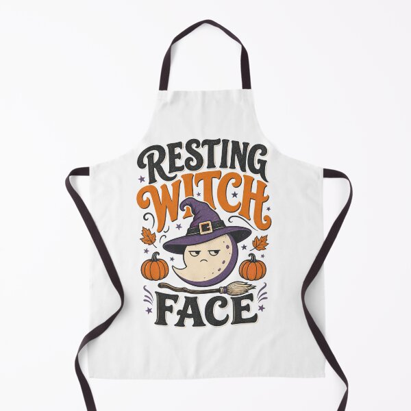 Item preview, Resting Witch Face Funny Halloween Witch designed and sold by Zenith Design.