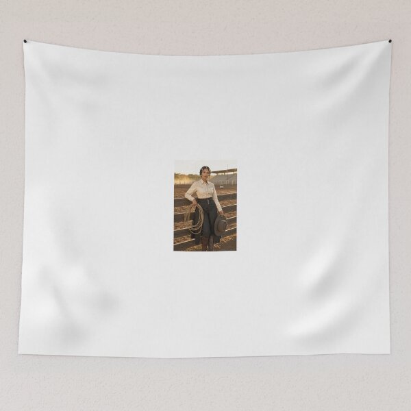 Item preview, Cowgirl with Lasso at Sunset Rodeo designed and sold by CathryneDelamort.