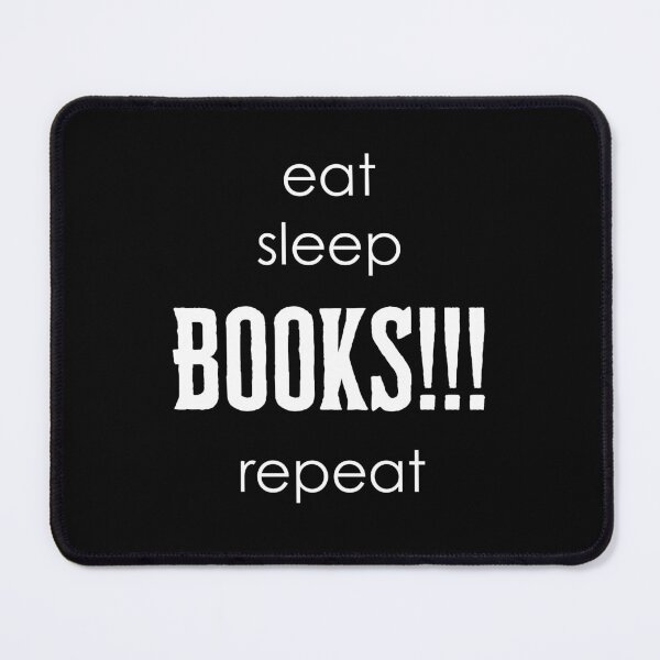 Item preview, Eat Sleep Books Repeat Funny Reading Quote designed and sold by Jacob Zubek.