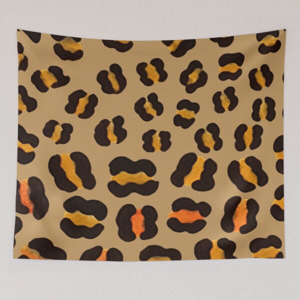 Item preview, Golden Leopard Rosette Design – Elegant Seamless Repeat designed and sold by annenambiro.
